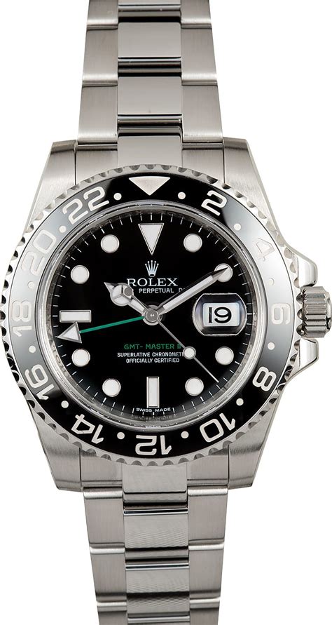 rolex gmt master green hand